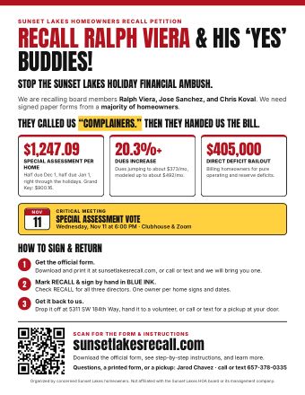 Preview of the printable recall flier